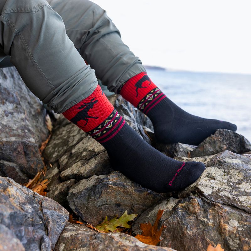 Pánské ponožky Darn Tough VanGrizzle Boot Sock Cushion moose black 6