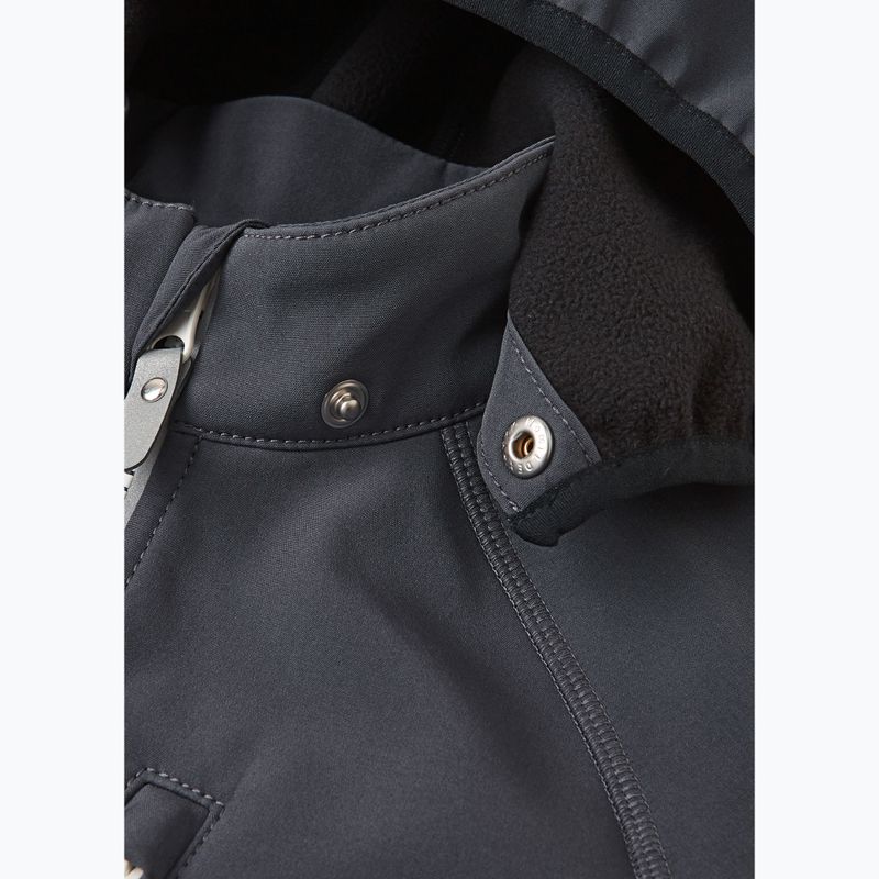 Dětská softshellová bunda Reima Vantti soft black 5