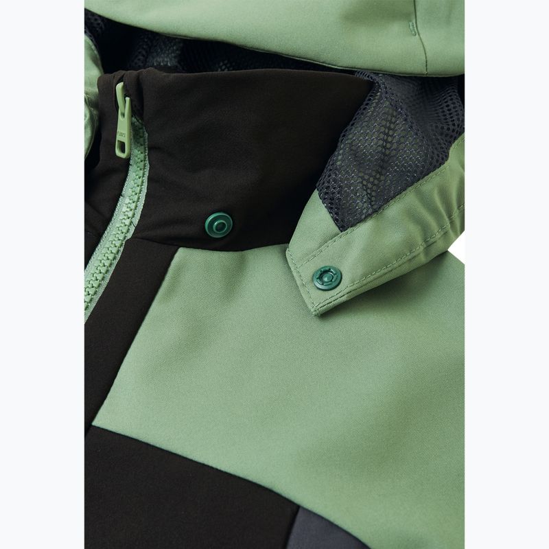 Dětská hybridní bunda Reima Vaeltava green clay 5