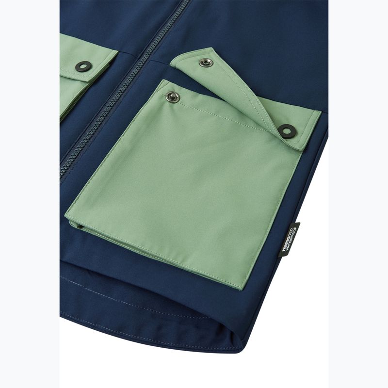 Dětská softshellová bunda Reima Sysma navy 7