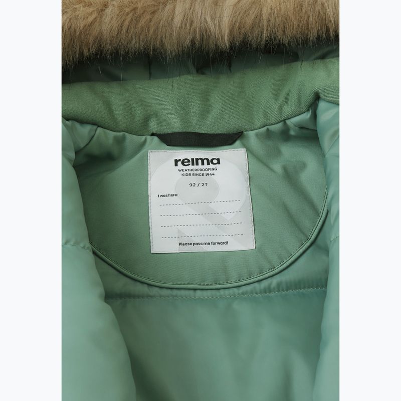 Dětská zimní bunda Reima Mutka green clay 7