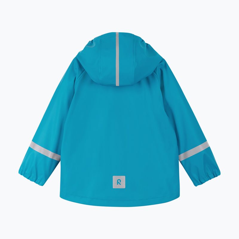 Dětská nepromokavá bunda Reima Lampi aquatic blue 2