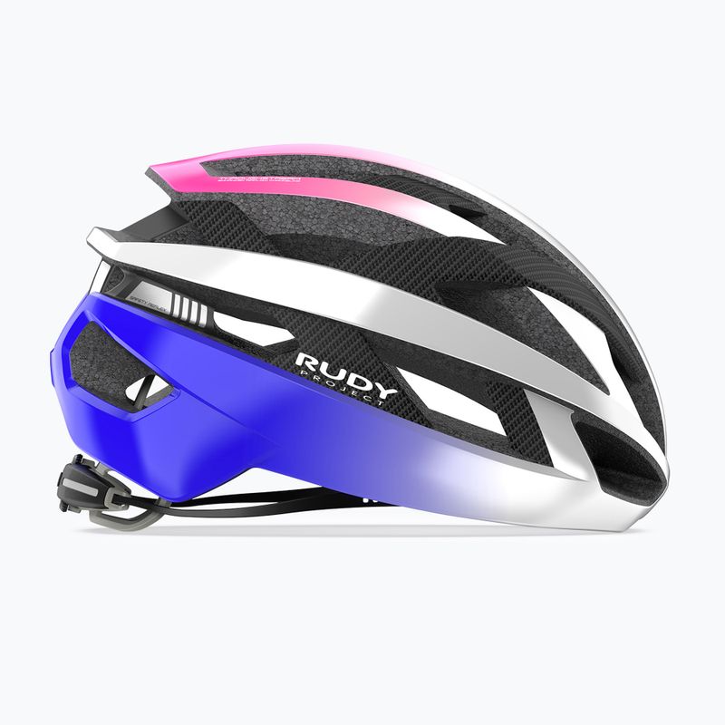 Cyklistická helma Rudy Project Rebel pearl metal/pink/cyber blue shiny 2