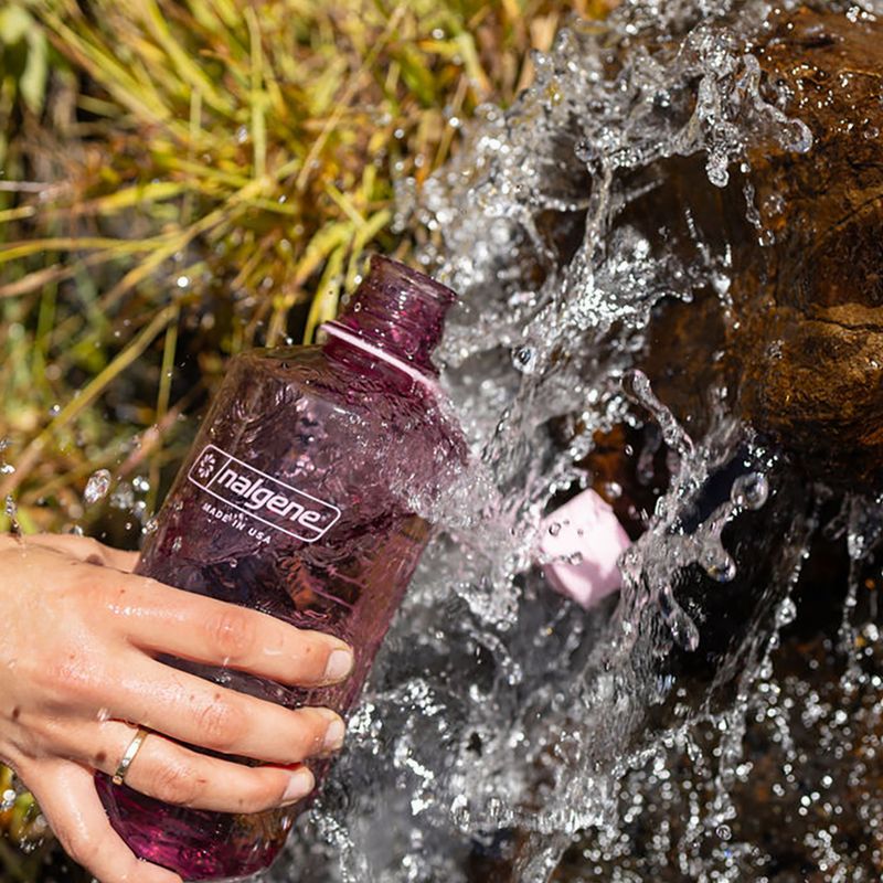 Turistická láhev Nalgene Narrow Mouth 1000 ml cherry blossom 5
