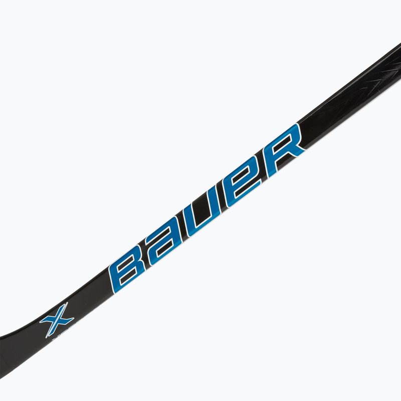 Hokejka Bauer X Series Grip Int F60 R black/blue/green 2