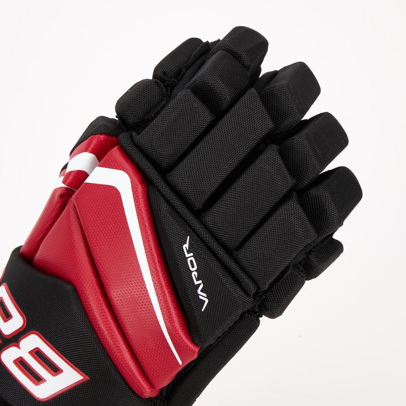 Hokejové rukavice Bauer Vapor Fly40 Sr Black/Red 5