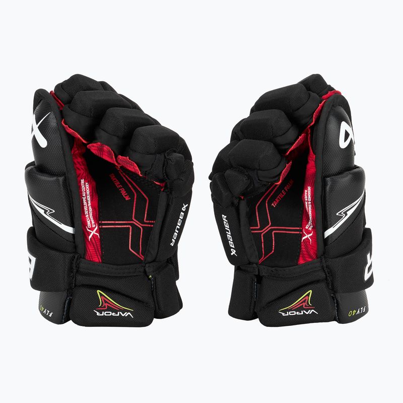 Hokejové rukavice Bauer Vapor Fly40 Int black/white 3