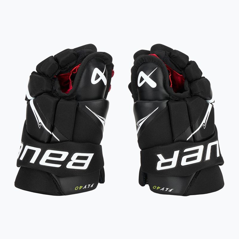 Hokejové rukavice Bauer Vapor Fly40 Int black/white 4