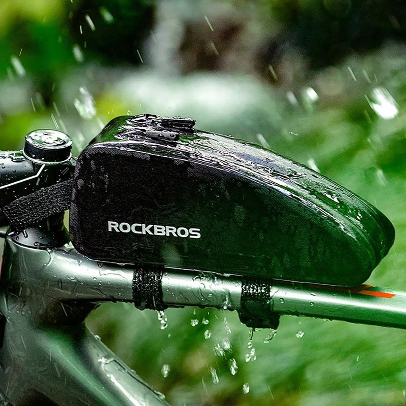 Cyklistická brašna na rám Rockbros AS-019 Bike Tube Bag S black 14