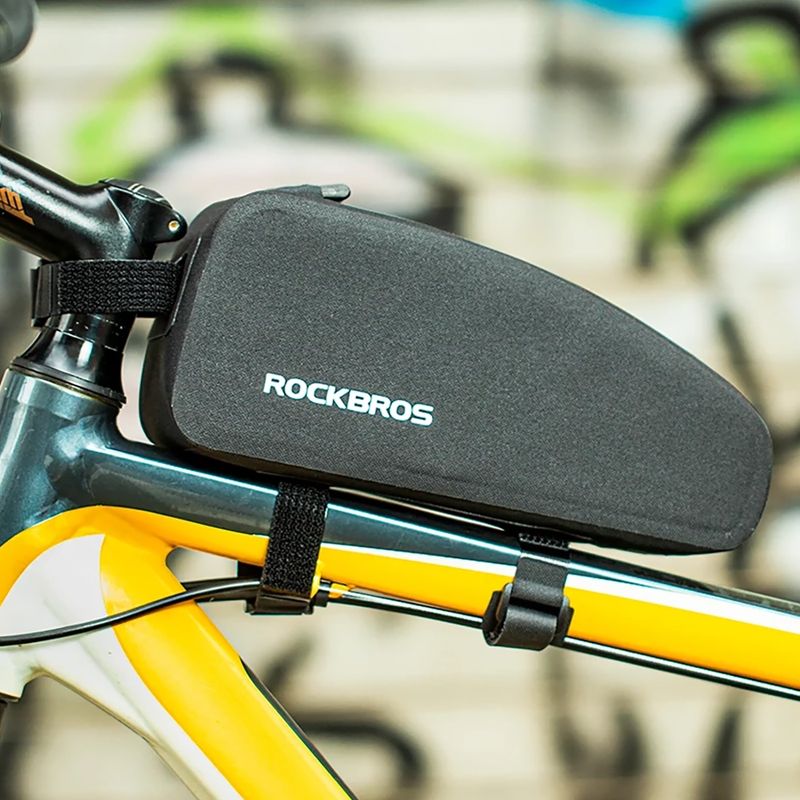 Cyklistická brašna na rám Rockbros AS-019-1 Bike Tube Bag L black 12