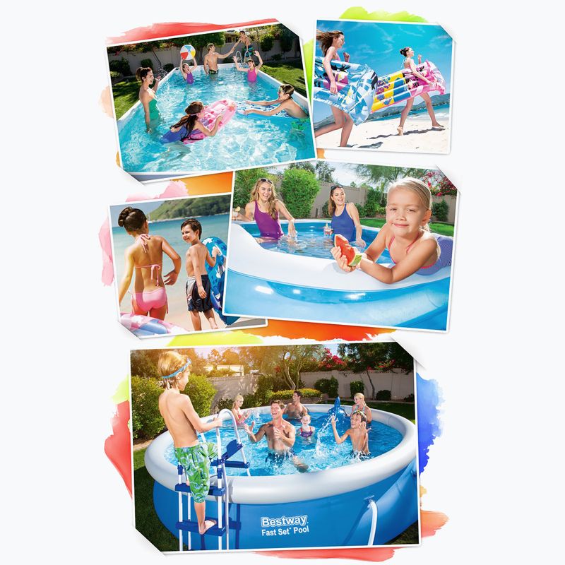 Bazén s kovovou konstrukcí Bestway Power Steel Swim Vista Series Oval Pool Set 427x250 cm šedý 13