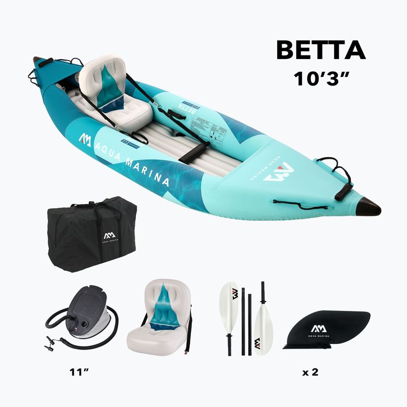 Nafukovací kajak pro 1 osobu Aqua Marina Betta-312 pro 1 osobu 312 cm 4