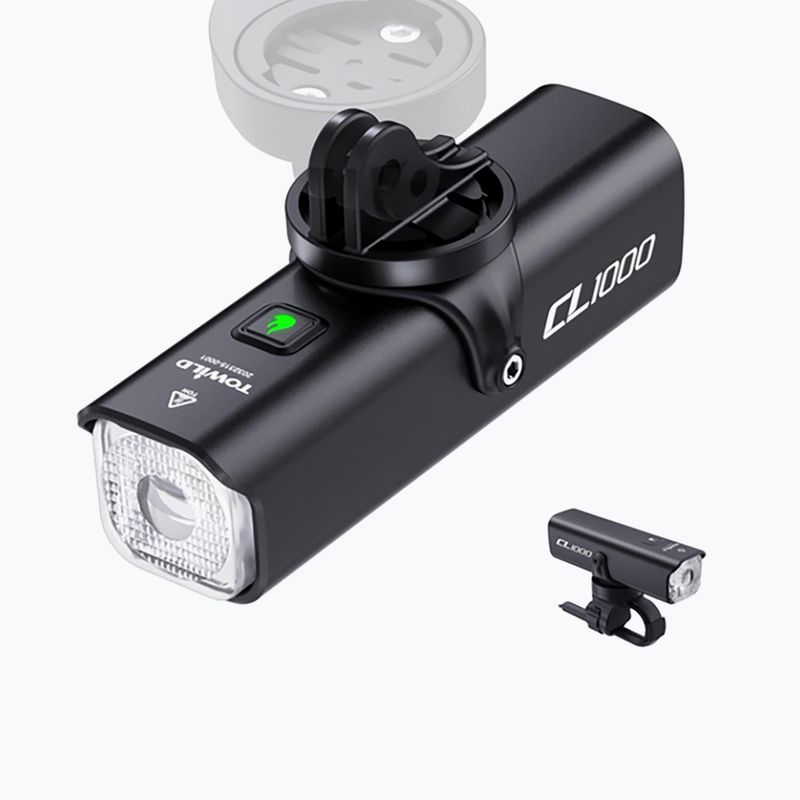 Přední cyklistické světlo Towild CL1000 black