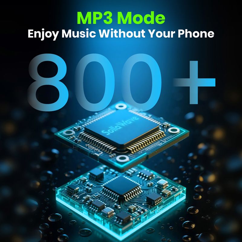 Plavecké brýle Holoswim Solla Wave AI Music red 4