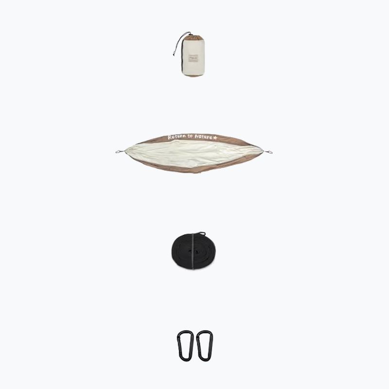 Turistický hamak Naturehike Ultralight Swing Single Upgrade coffee brown 2