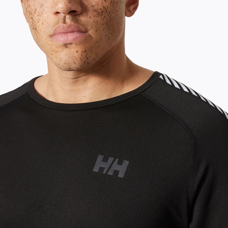Pánská termoakční mikina Helly Hansen Lifa Active Stripe Crew černá 3