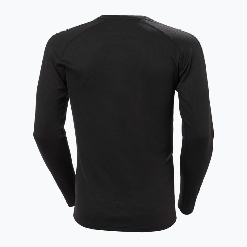 Pánská termoakční mikina Helly Hansen Lifa Active Stripe Crew černá 5