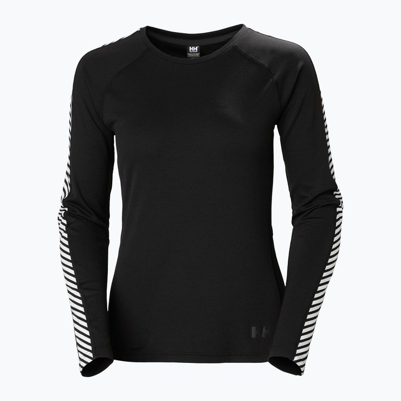 Dámská termoakční mikina Helly Hansen Lifa Active Stripe Crew černá