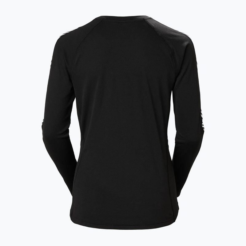 Dámská termoakční mikina Helly Hansen Lifa Active Stripe Crew černá 2