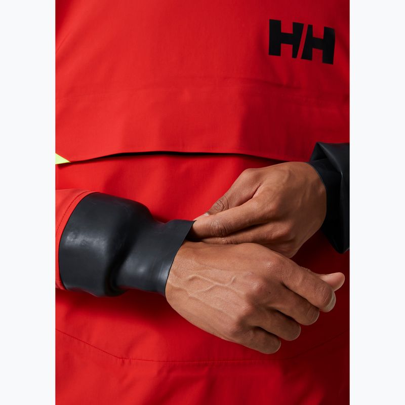 Pánská jachtařská bunda Helly Hansen Aegir Race Light Smock 2.0 alert red 5