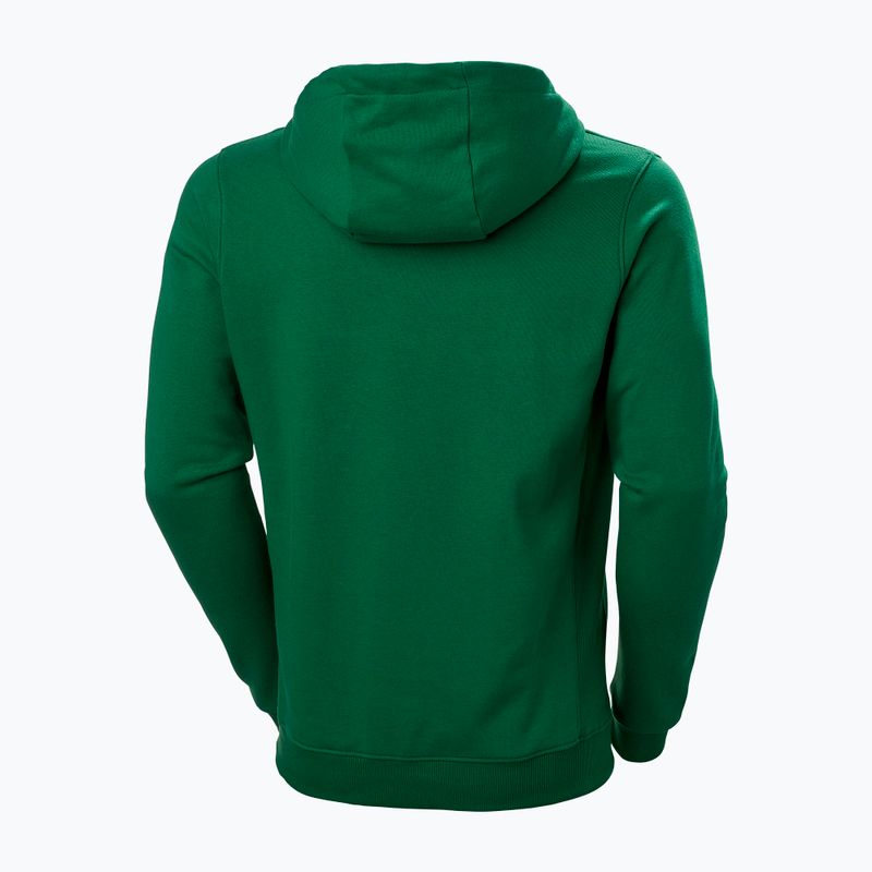 Pánská trekingová mikina Helly Hansen F2F Organic Cotton Hoodie malachite 5