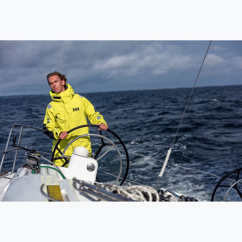 Pánské jachtařské kalhoty  Helly Hansen Skagen Pro Bib cyber lime 9