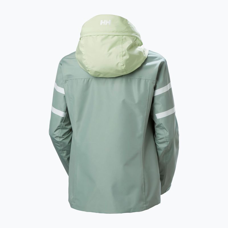 Dámská jachtařská bunda Helly Hansen Salt Inshore eucalyptus 9