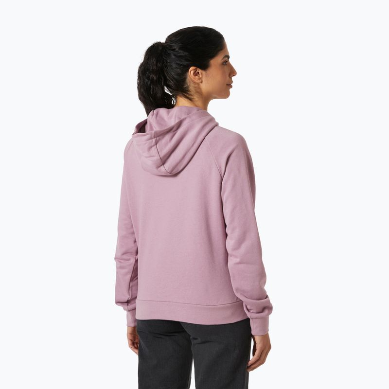 Dámská mikina Helly Hansen Core Graphic Hoodie purple clay 2