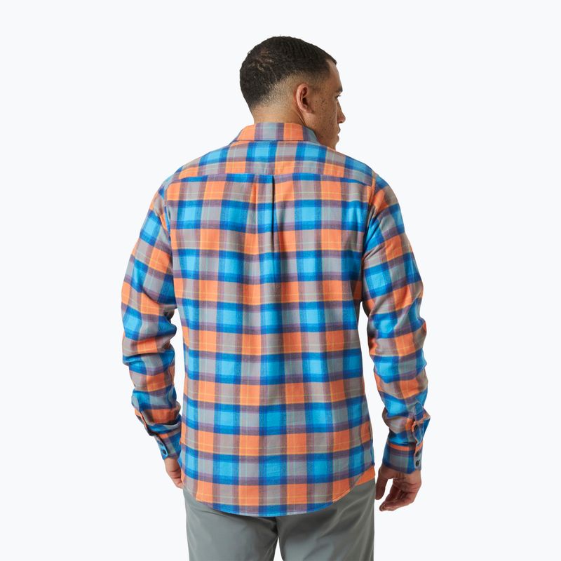 Pánské tričko Helly Hansen Lokka Organic Flannel bonfire fjell plaid 2