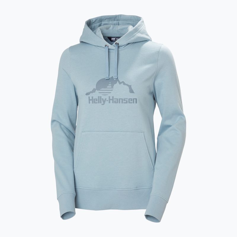 Dámská mikina Helly Hansen Nord Graphic Hoodie windy blue 5