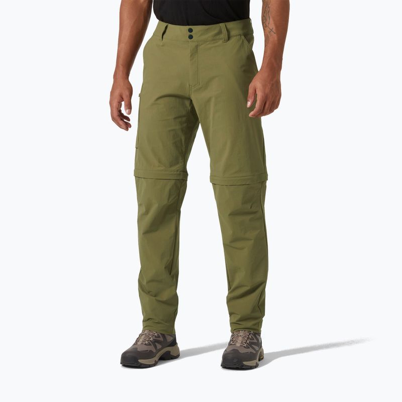 Pánské softshellové kalhoty Helly Hansen Brono Softshell Zip Off terrain green