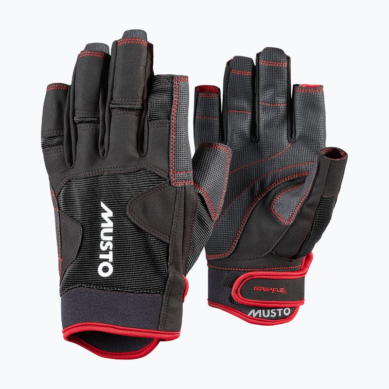 Jachtařské rukavice Musto Performance Short Finger 2.0 black