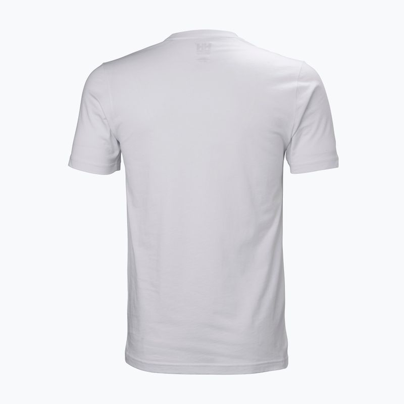 Pánské tričko Helly Hansen Crew 2.0 white 2