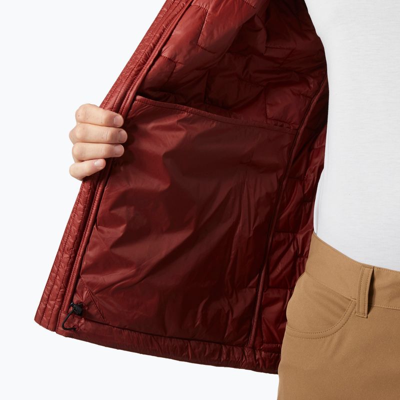 Pánská hybridní bunda Helly Hansen Lifaloft Hooded Insulator mars red 5