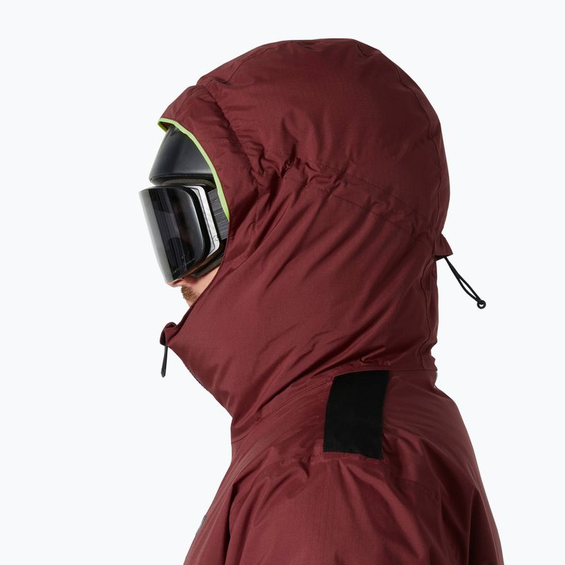Pánská lyžařská bunda Helly Hansen  Kvitfjell Race Puffy mars red 3