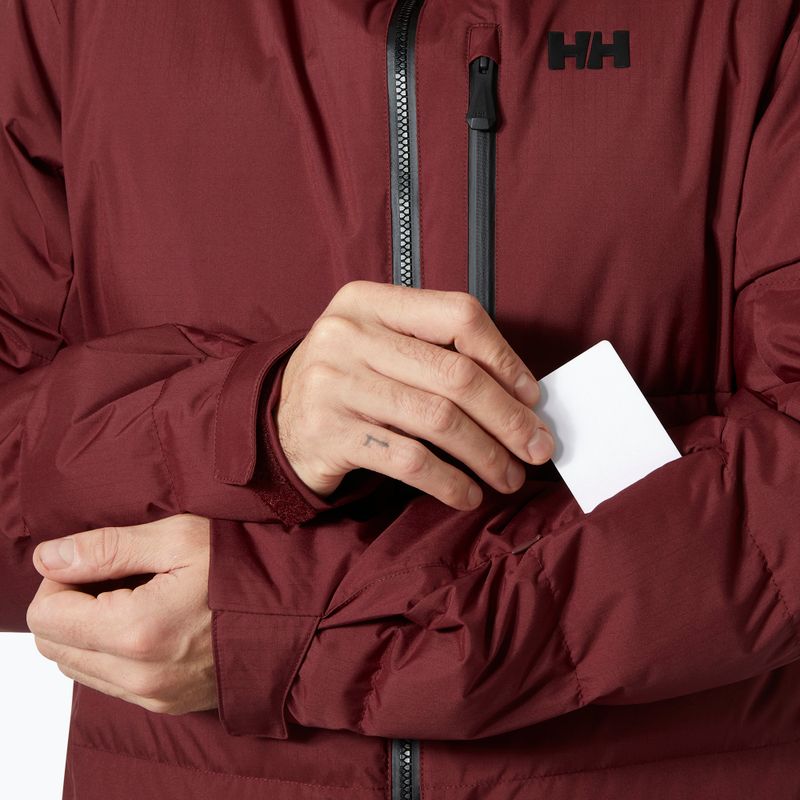 Pánská lyžařská bunda Helly Hansen  Kvitfjell Race Puffy mars red 4