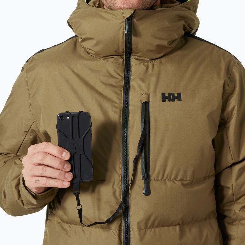 Pánská lyžařská bunda Helly Hansen Kvitfjell Race Puffy sepia 4