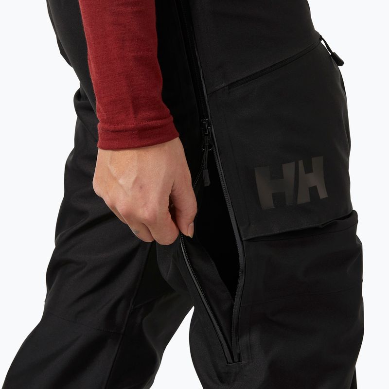Dámské lyžařské kalhoty Helly Hansen Powderqueen Bib 2.0 black 4