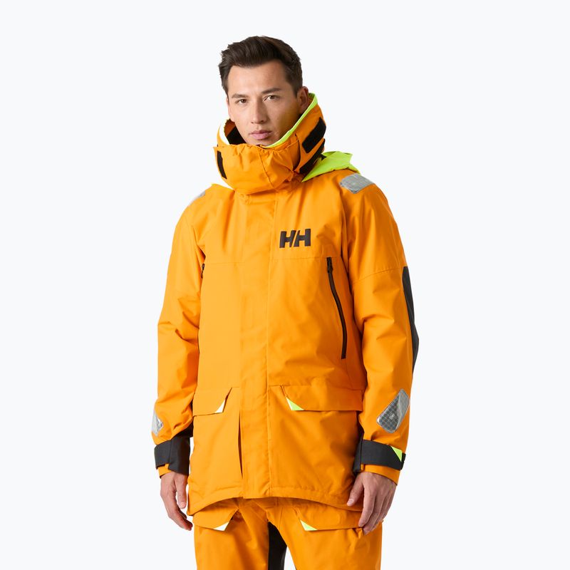 Pánská jachtařská bunda Helly Hansen Skagen Offshore ignite orange