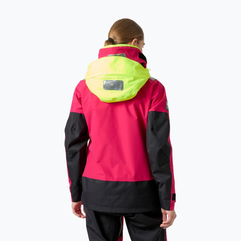 Dámská jachtařská bunda Helly Hansen Skagen Offshore cranberry 2