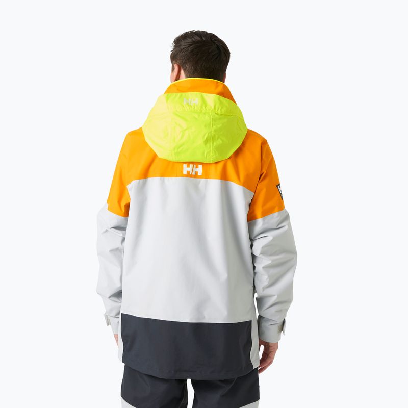 Pánská jachtařská bunda Helly Hansen Pier 4.0 ignite orange 2
