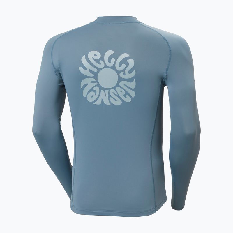 Pánské plavecké triko Longsleeve Helly Hansen Waterwear Rashguard washed navy 6