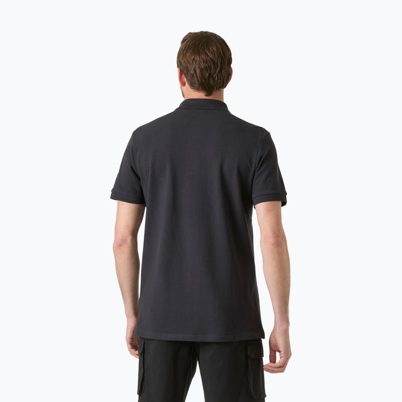 Pánské polo tričko Helly Hansen Crew Polo Pique ebony 2