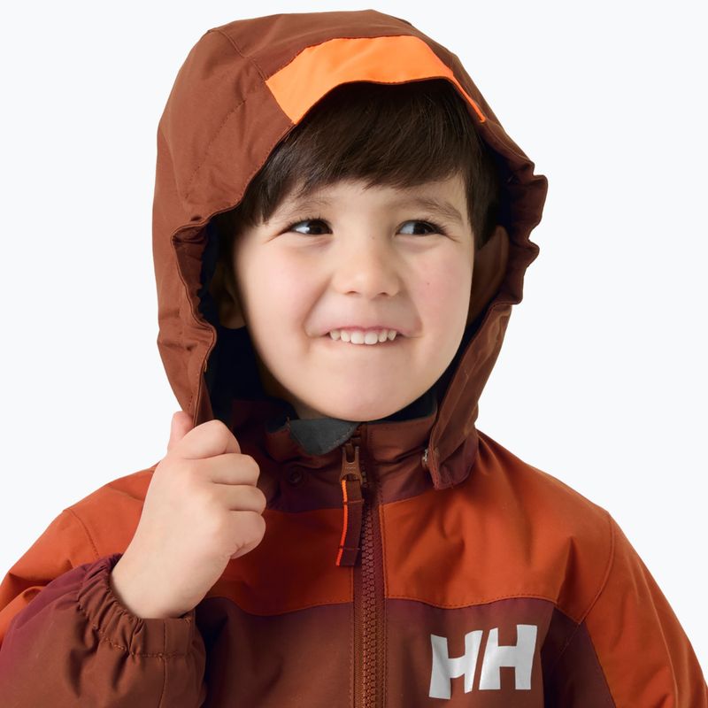 Dětská lyžařská kombinéza Helly Hansen Rider 3.0 Ins iron oxide 5