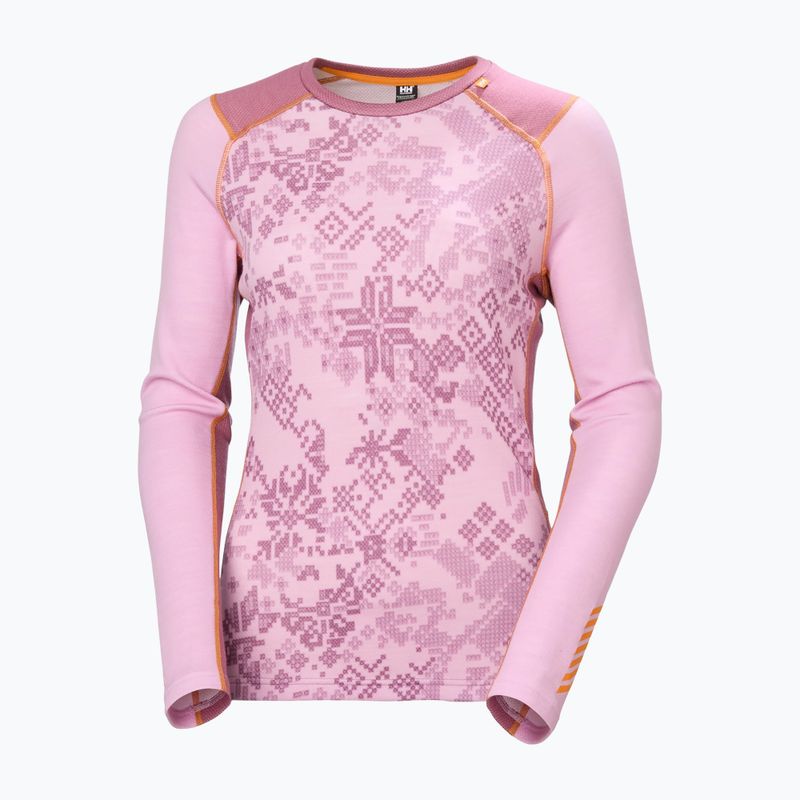 Dámská termoregulační mikina Helly Hansen Lifa Merino Midweight Gra cherry blossom new nordic 5