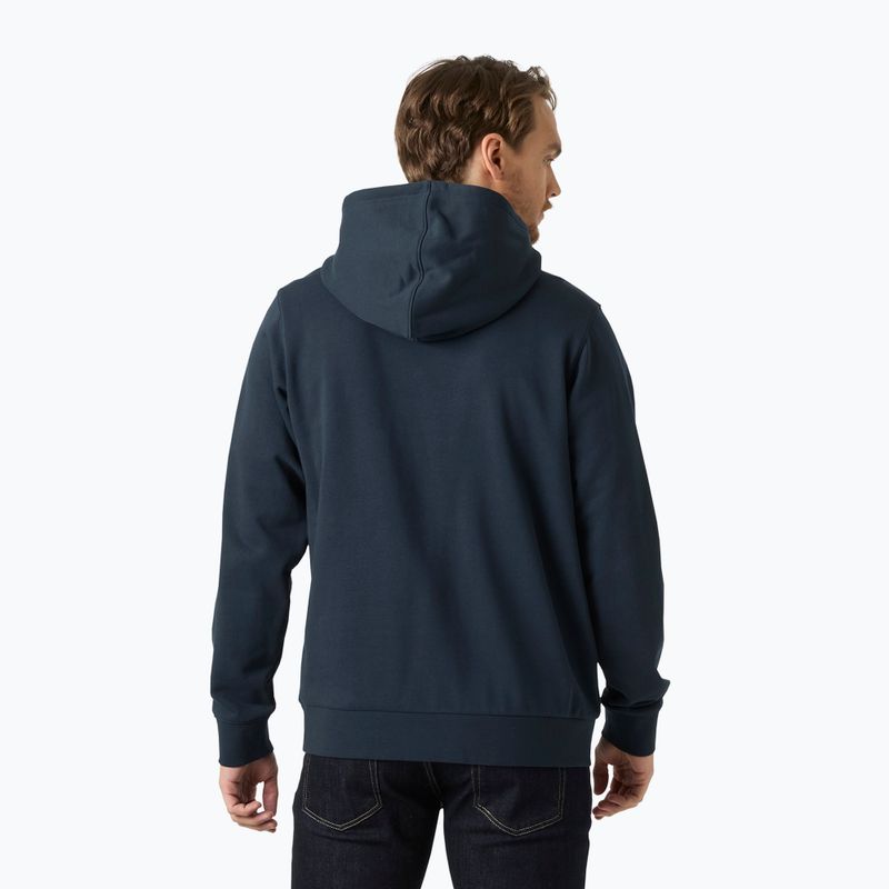 Pánská mikina Helly Hansen HH Logo Hoodie navy 2