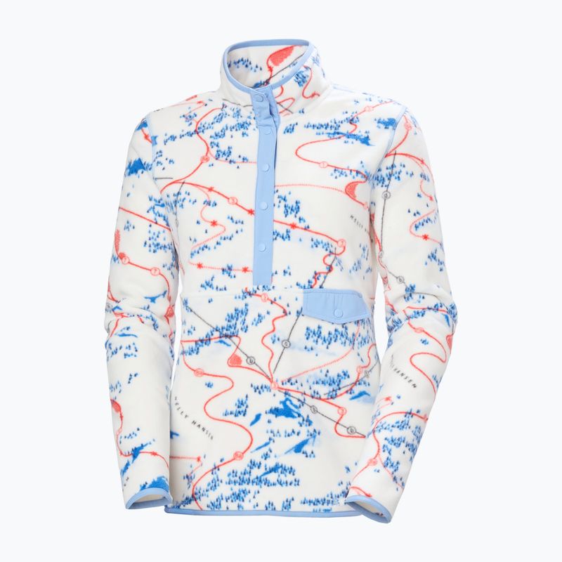 Dámská fleecová mikina Helly Hansen Maridalen Printed Fleece white slope map aop 4