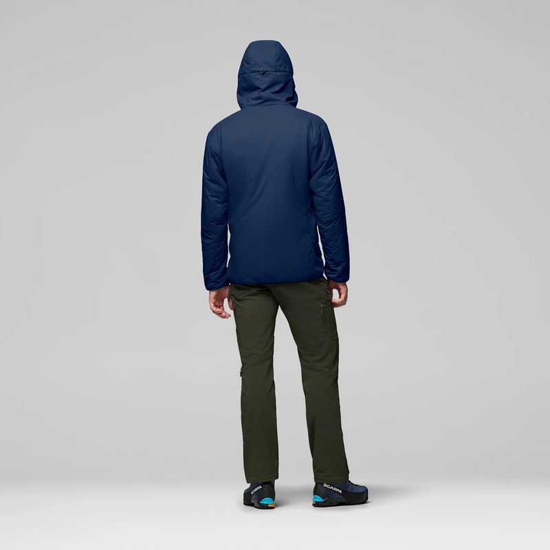 Pánská zateplená bunda NORRONA Femund Thermo60 Zip Hood indigo night 3