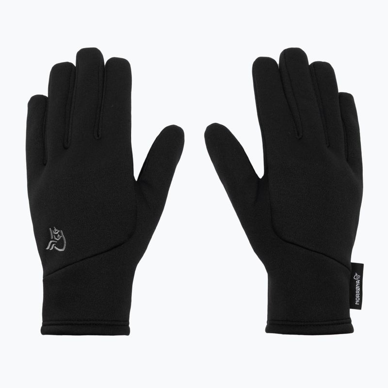 Rukavice NORRONA Warm 2 Stretch caviar black 2