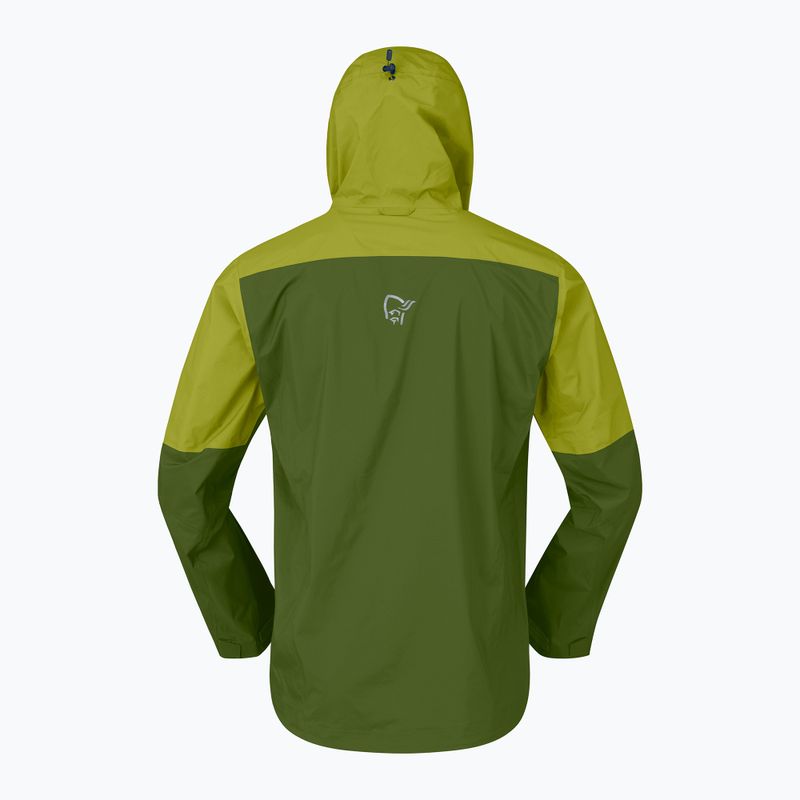 Pánská nepromokavá bunda NORRONA Falketind Dri1 pesto/golden lime 7